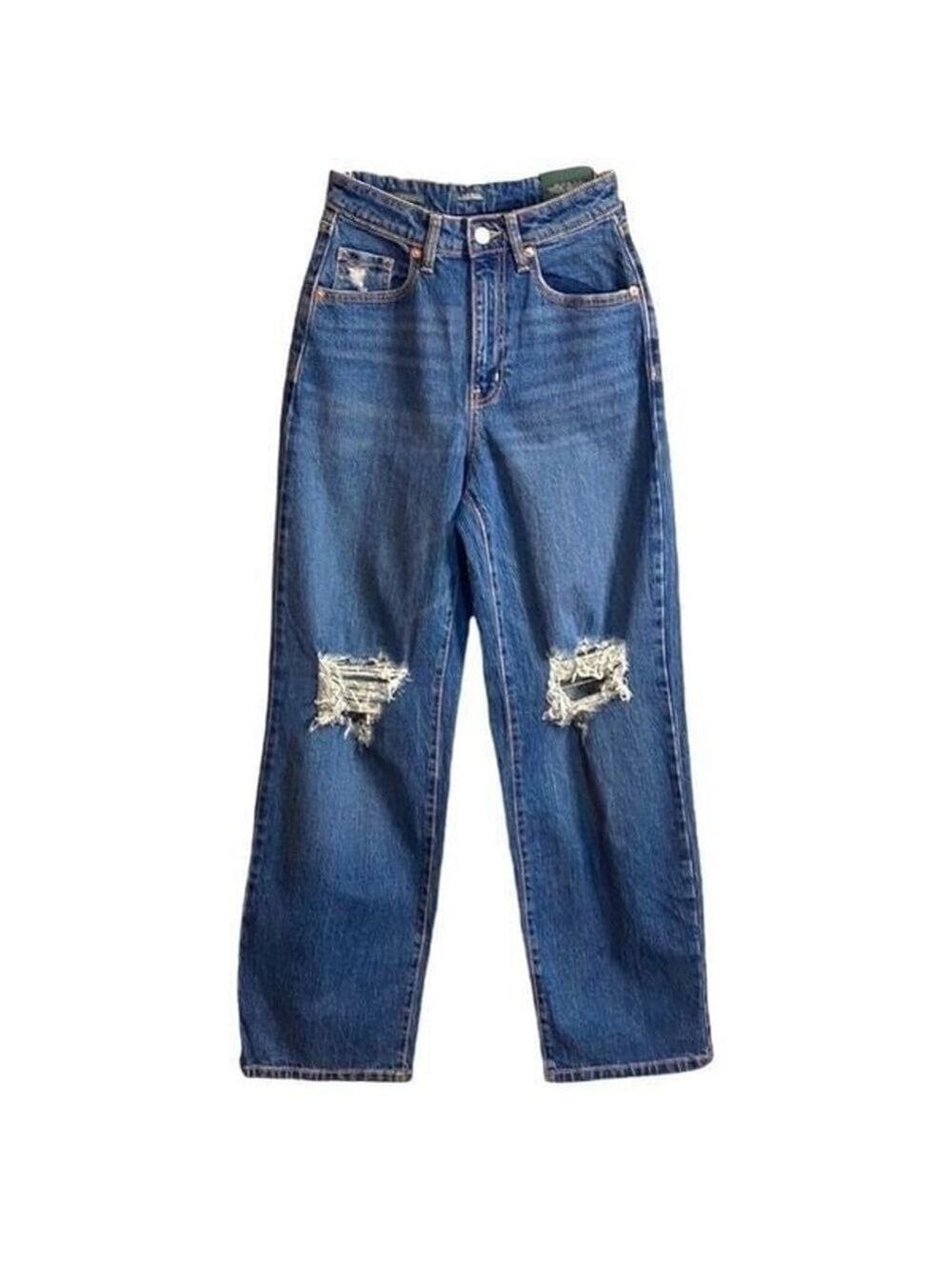 Wild Fable High Rise Baggy Jeans, Women's Size 24, Medium Wash, NWT